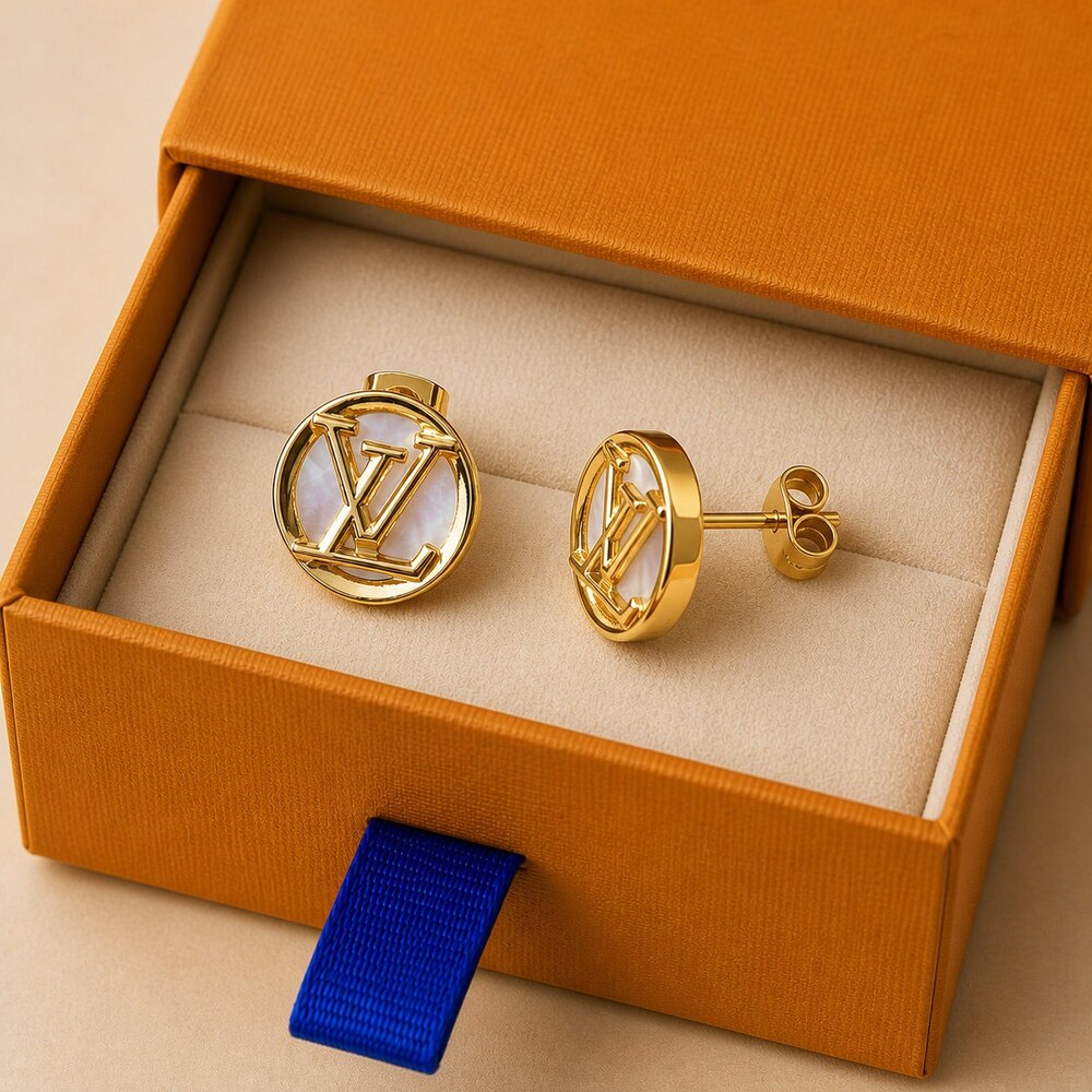 Louis Vuitton Signature Earrings Style 10 | New with Box - Picture 5 of 9